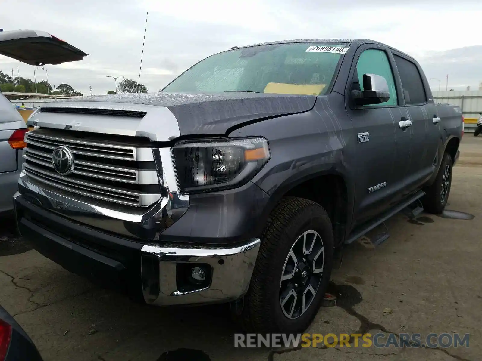 2 Photograph of a damaged car 5TFHY5F12KX818509 TOYOTA TUNDRA 2019