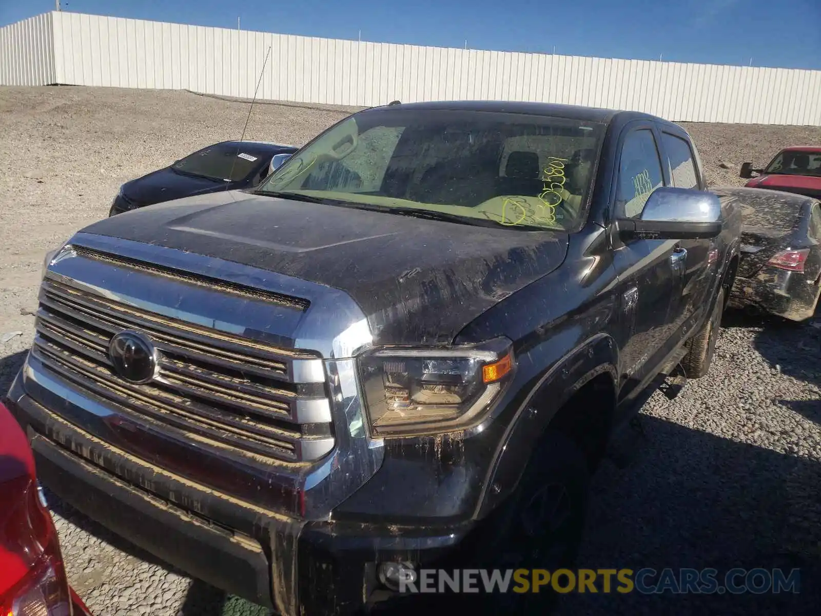 2 Photograph of a damaged car 5TFHY5F12KX828604 TOYOTA TUNDRA 2019