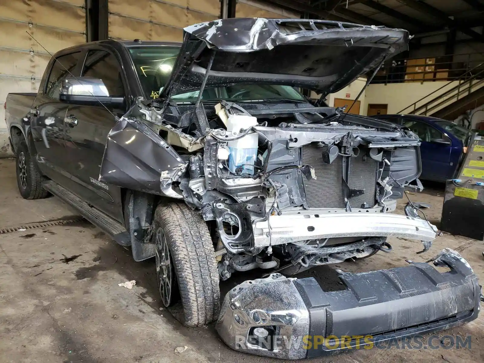 1 Photograph of a damaged car 5TFHY5F12KX840381 TOYOTA TUNDRA 2019