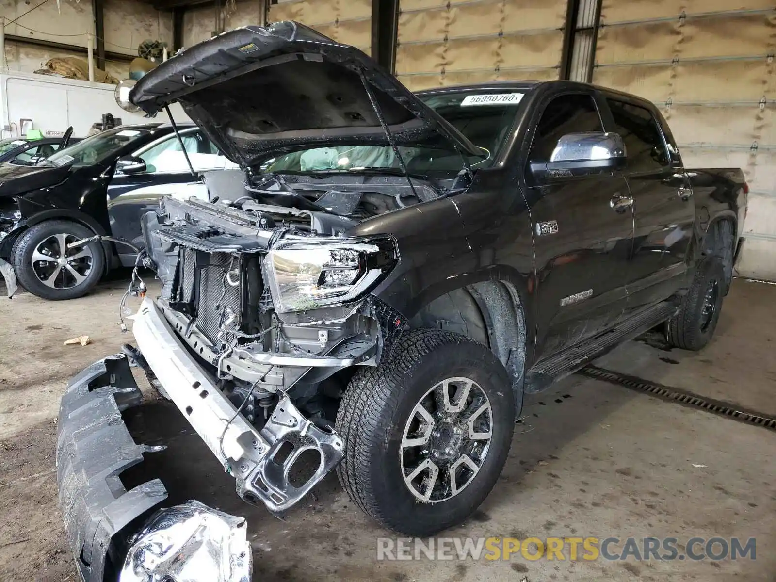 2 Photograph of a damaged car 5TFHY5F12KX840381 TOYOTA TUNDRA 2019