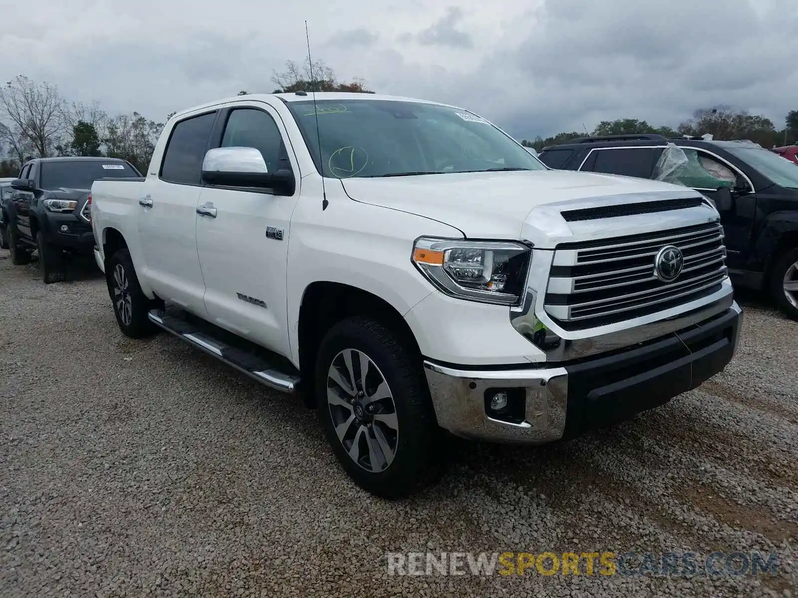 1 Photograph of a damaged car 5TFHY5F12KX849632 TOYOTA TUNDRA 2019