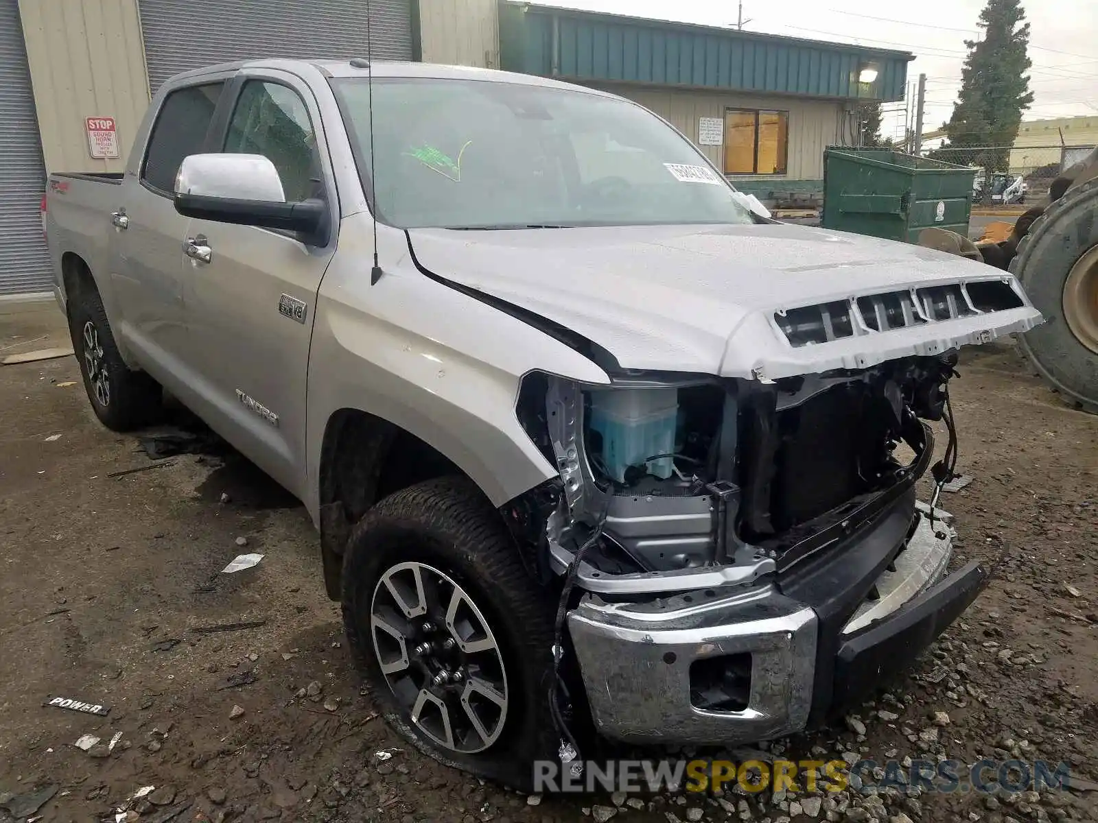 1 Photograph of a damaged car 5TFHY5F12KX860131 TOYOTA TUNDRA 2019