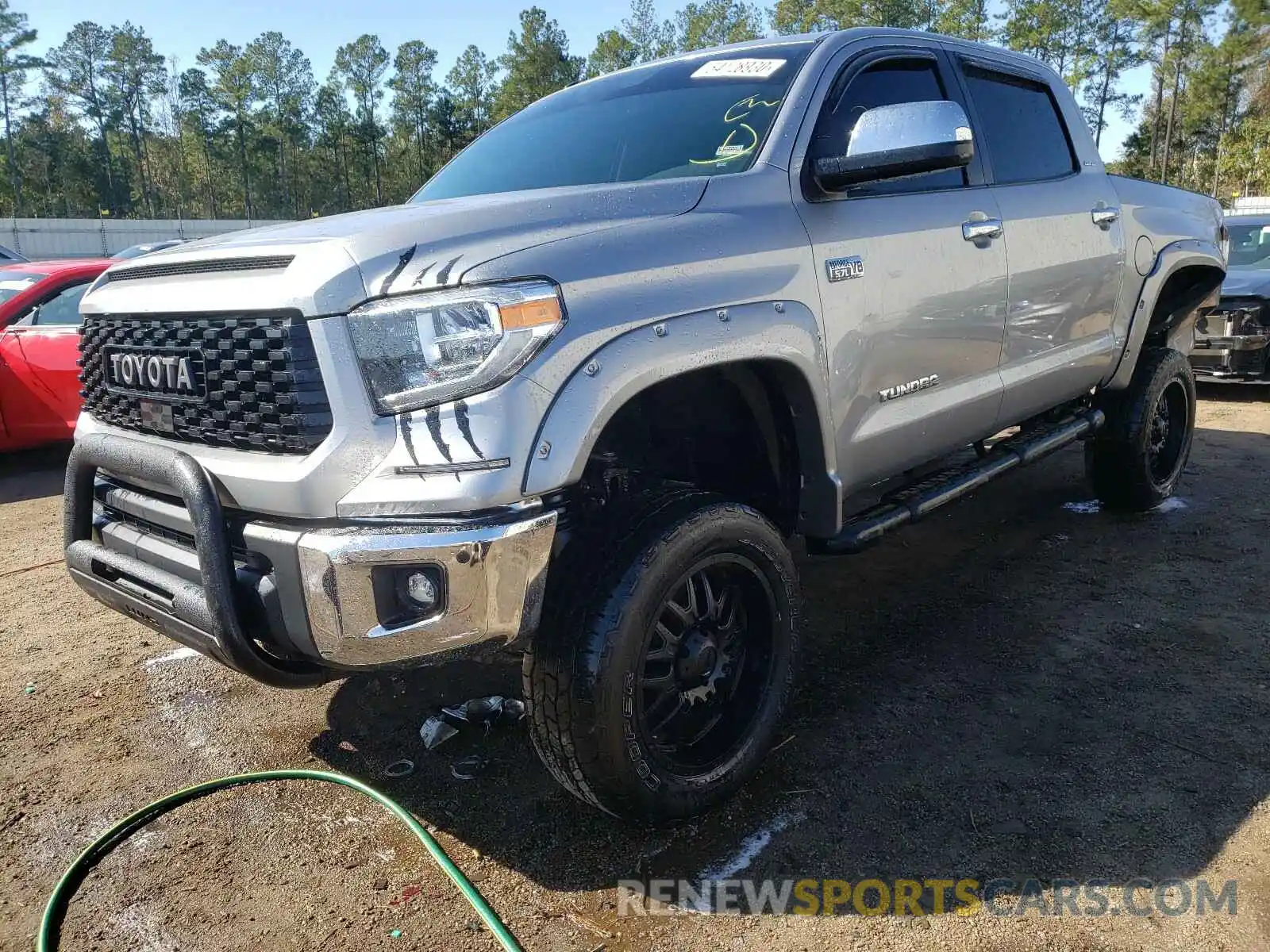 2 Photograph of a damaged car 5TFHY5F13KX813299 TOYOTA TUNDRA 2019