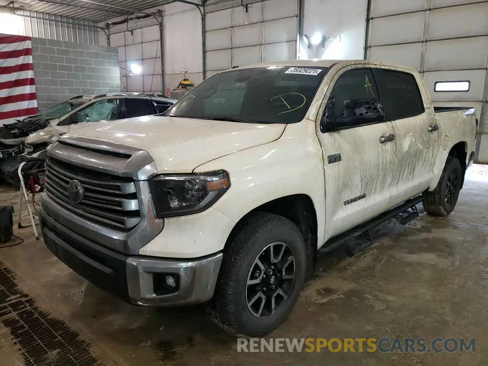 2 Photograph of a damaged car 5TFHY5F13KX816199 TOYOTA TUNDRA 2019