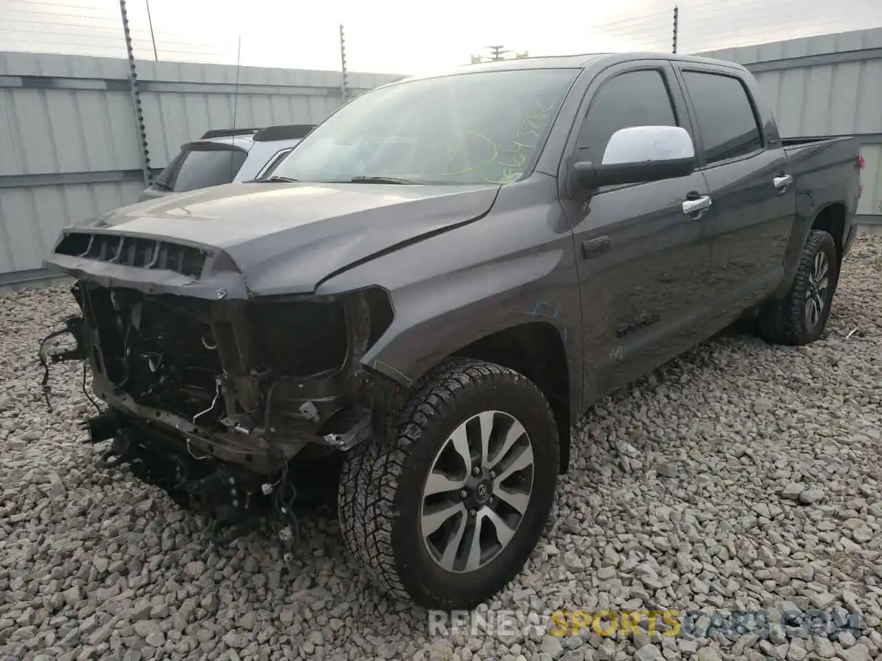 2 Photograph of a damaged car 5TFHY5F13KX820981 TOYOTA TUNDRA 2019