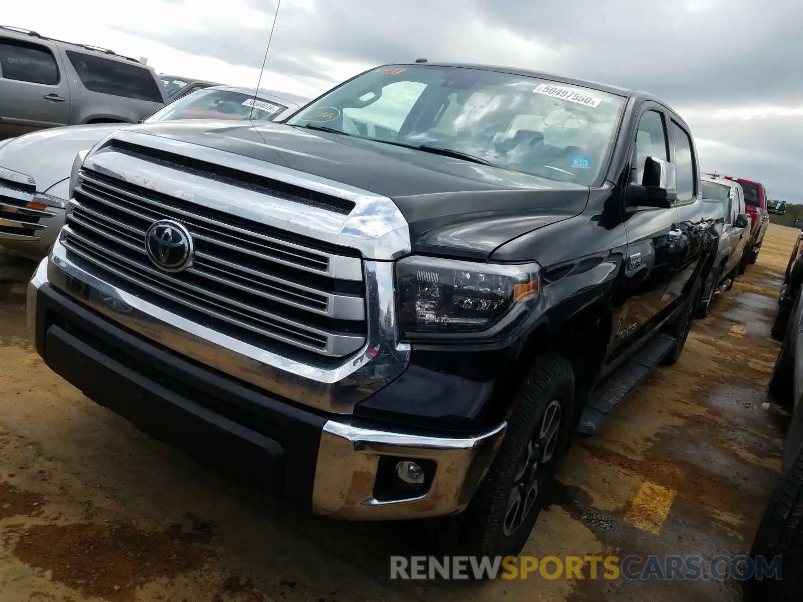 2 Photograph of a damaged car 5TFHY5F13KX831219 TOYOTA TUNDRA 2019