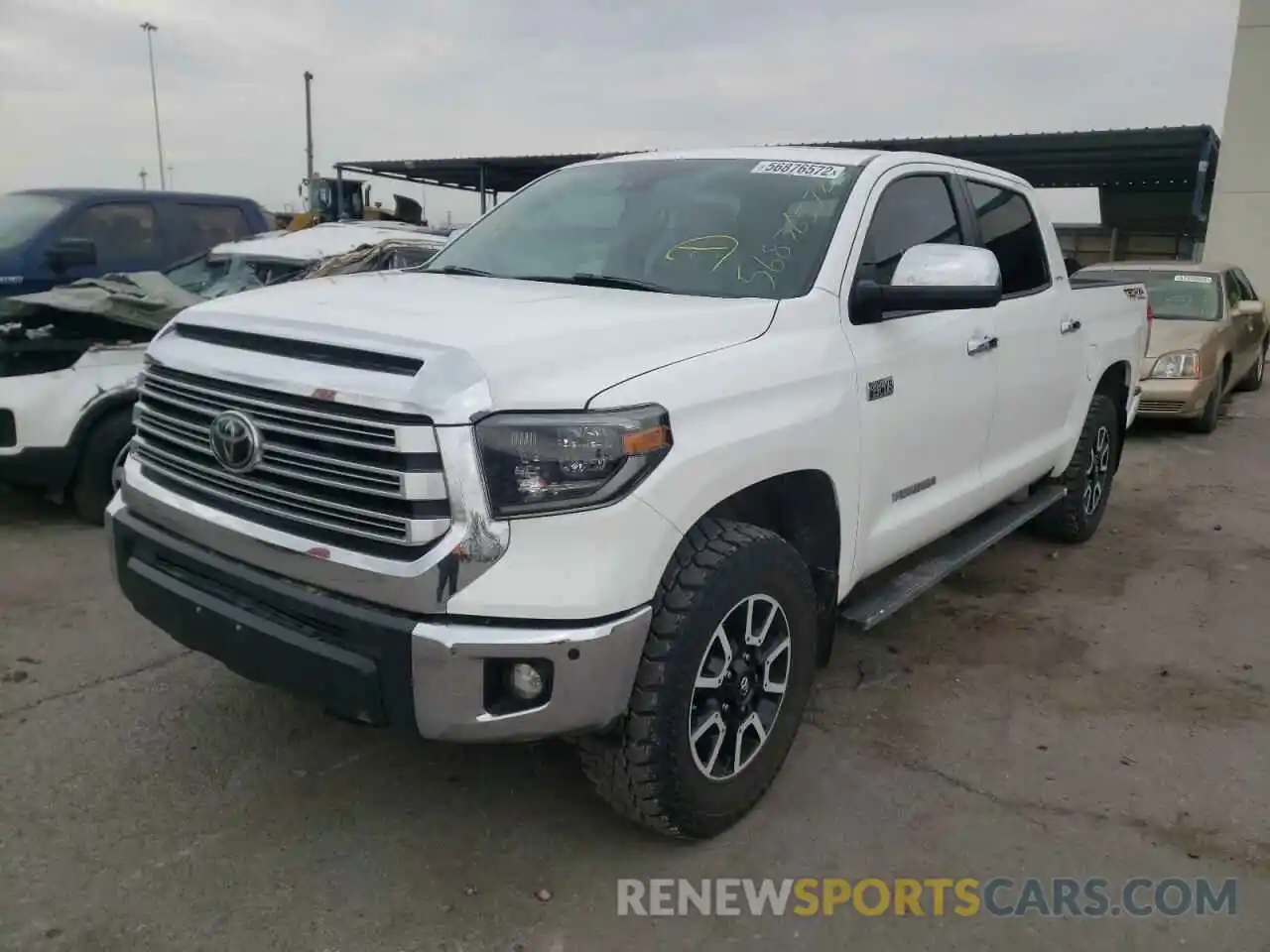 2 Photograph of a damaged car 5TFHY5F13KX847565 TOYOTA TUNDRA 2019