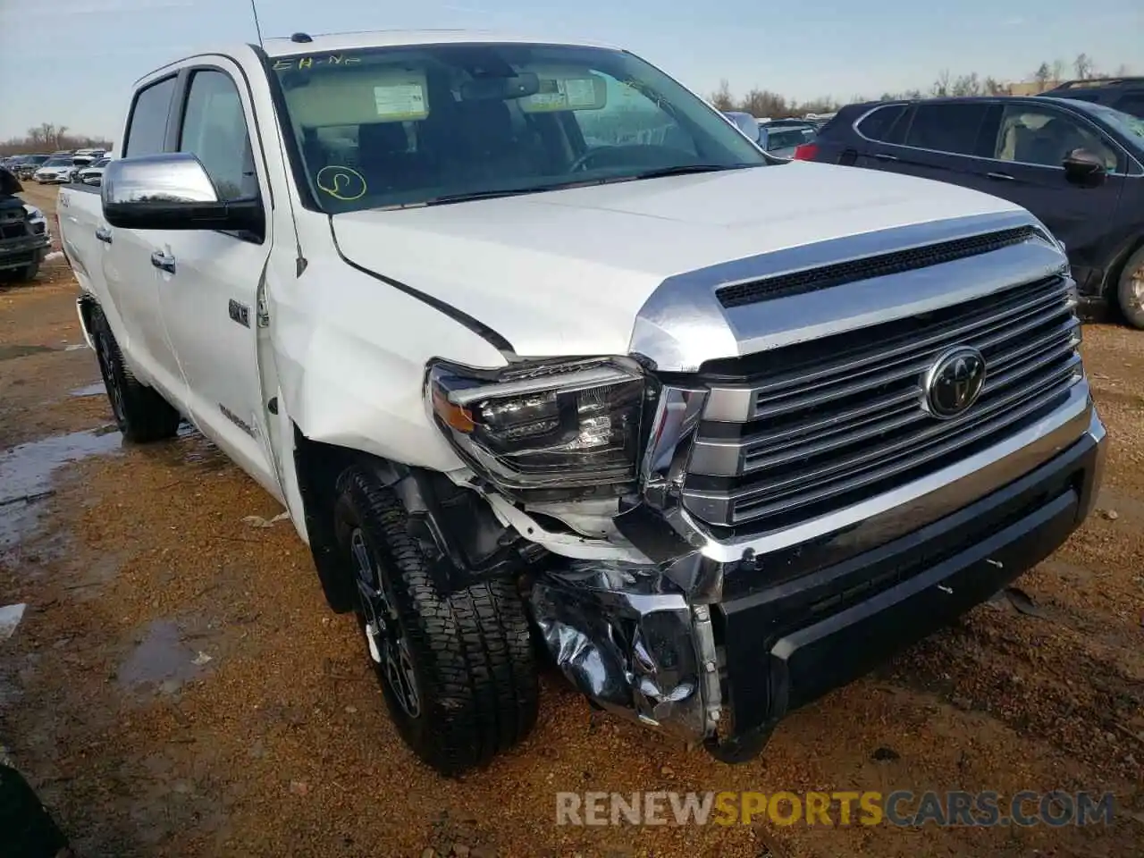 1 Photograph of a damaged car 5TFHY5F13KX861661 TOYOTA TUNDRA 2019