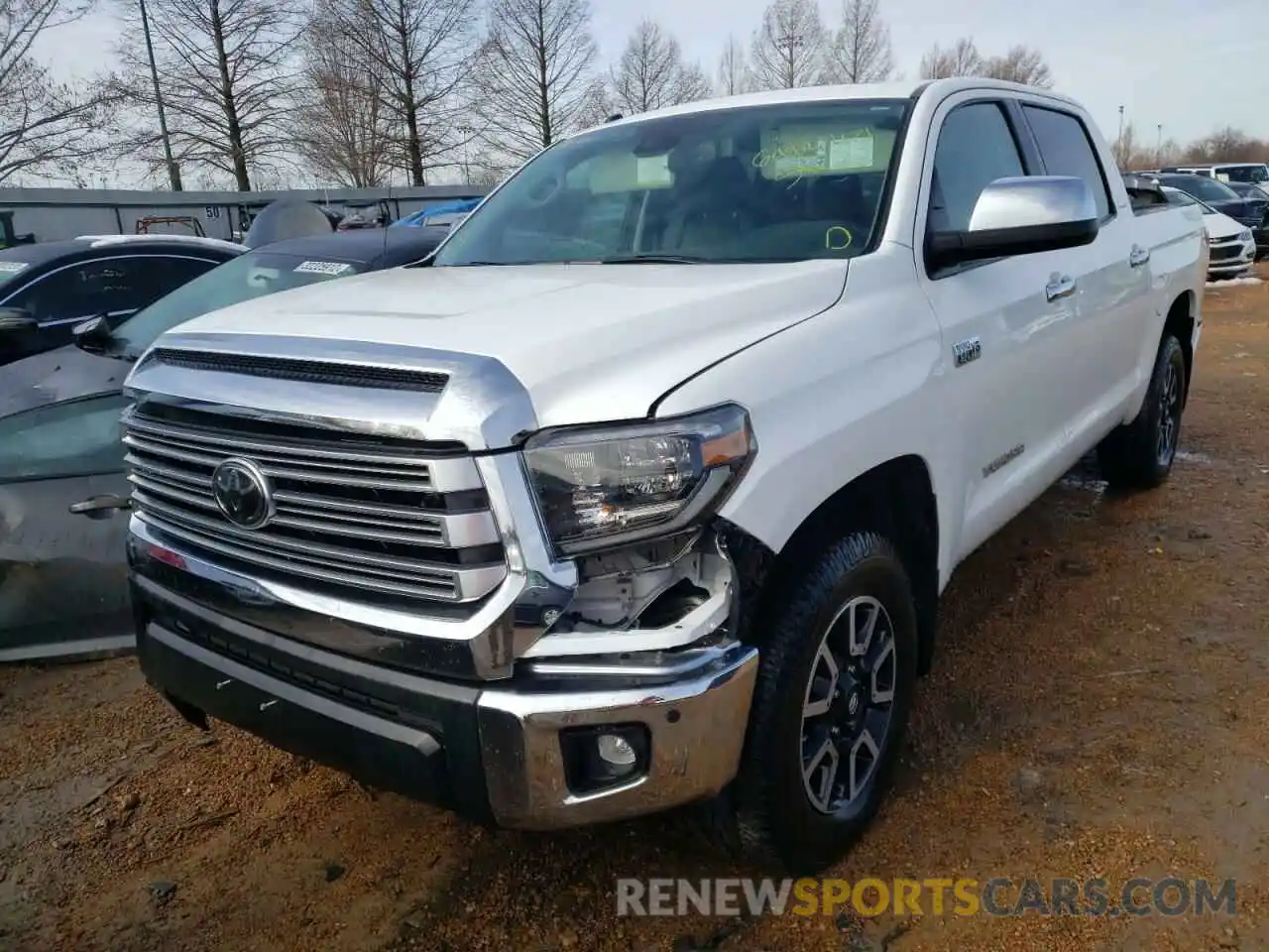 2 Photograph of a damaged car 5TFHY5F13KX861661 TOYOTA TUNDRA 2019