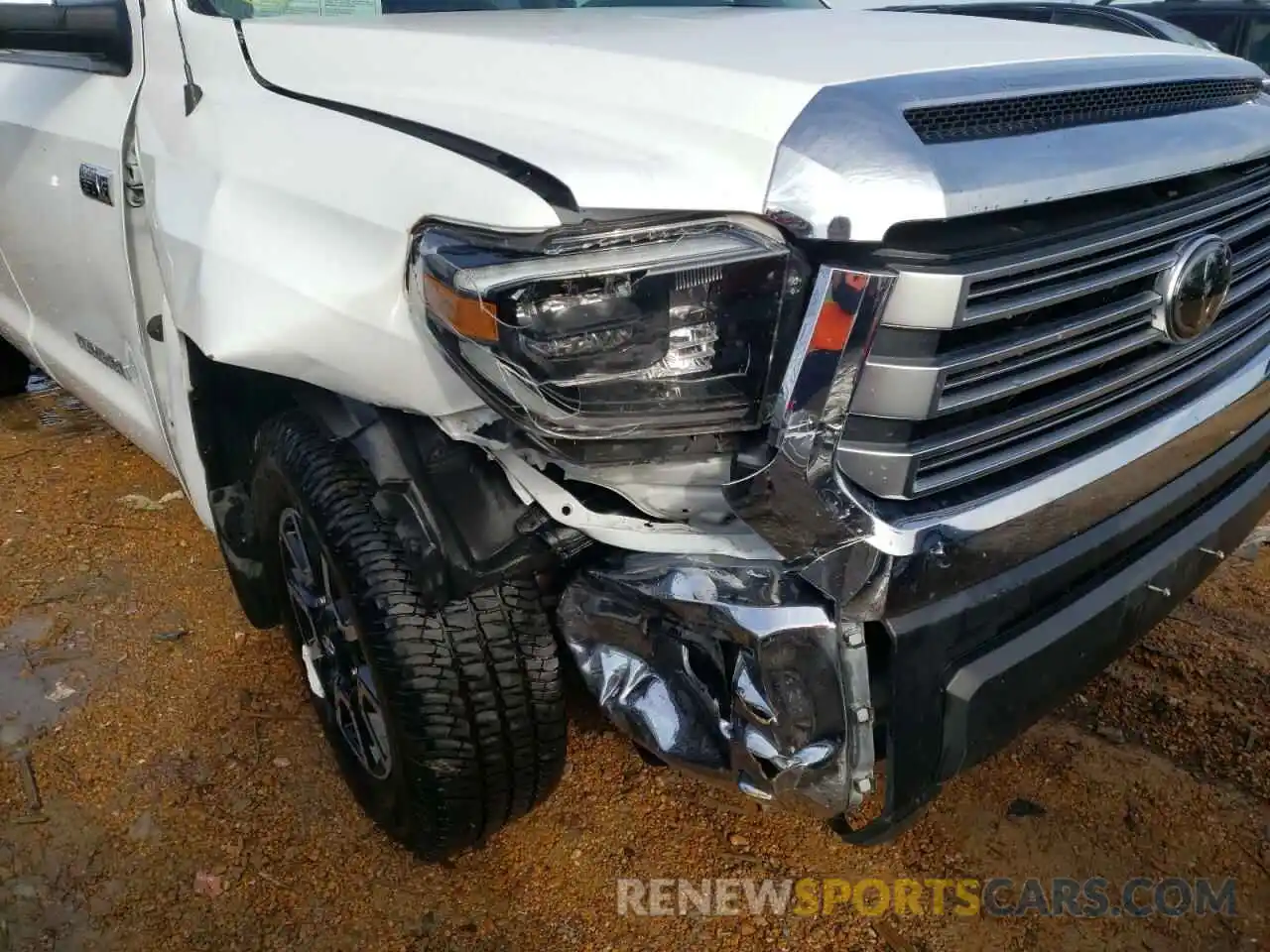 9 Photograph of a damaged car 5TFHY5F13KX861661 TOYOTA TUNDRA 2019