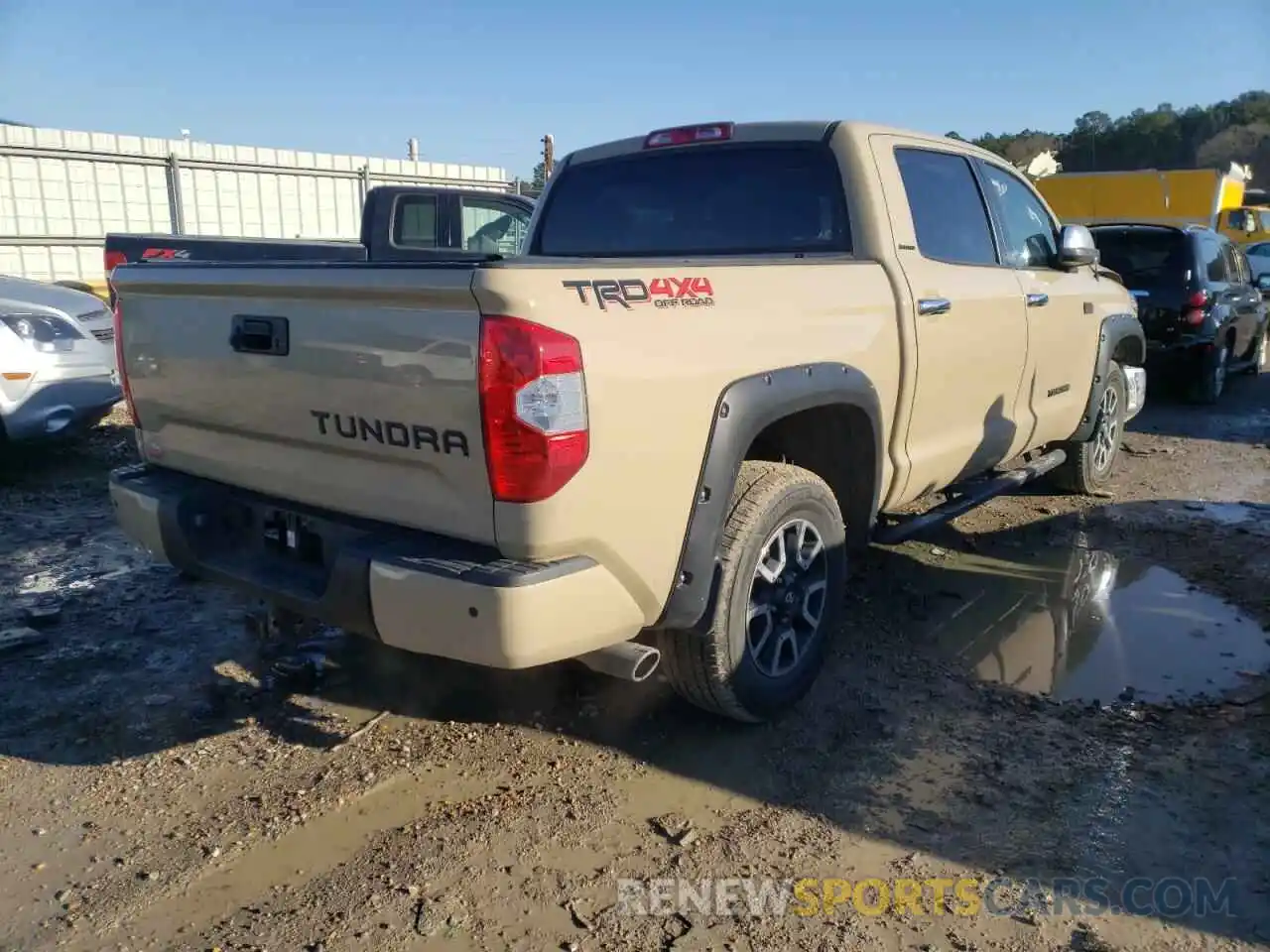 4 Photograph of a damaged car 5TFHY5F13KX867041 TOYOTA TUNDRA 2019