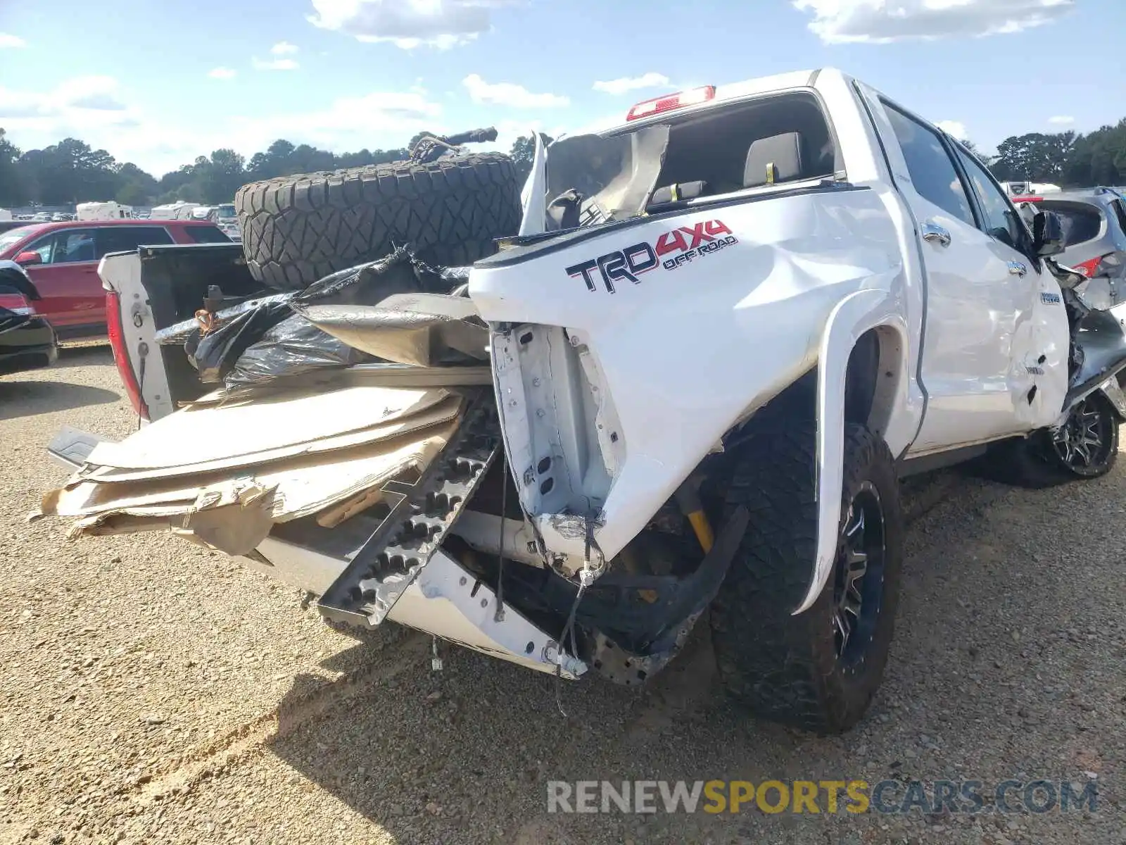 4 Photograph of a damaged car 5TFHY5F14KX788381 TOYOTA TUNDRA 2019