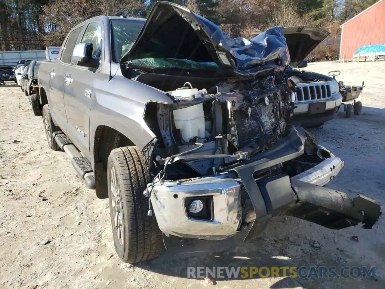 1 Photograph of a damaged car 5TFHY5F14KX789806 TOYOTA TUNDRA 2019