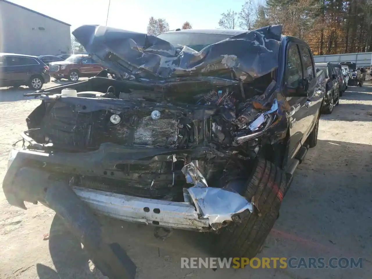 2 Photograph of a damaged car 5TFHY5F14KX789806 TOYOTA TUNDRA 2019