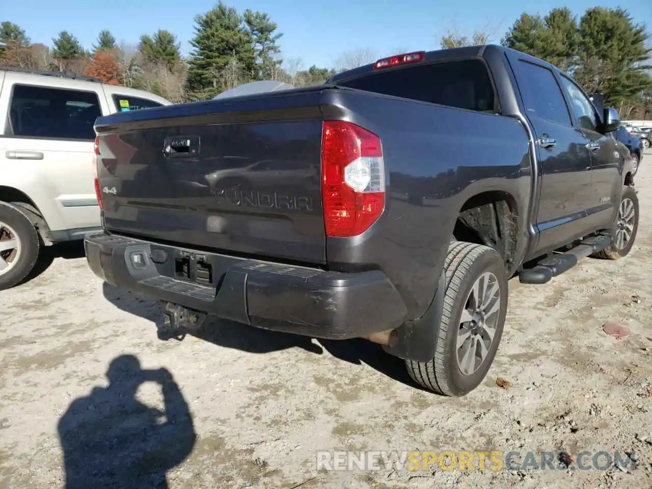 4 Photograph of a damaged car 5TFHY5F14KX789806 TOYOTA TUNDRA 2019