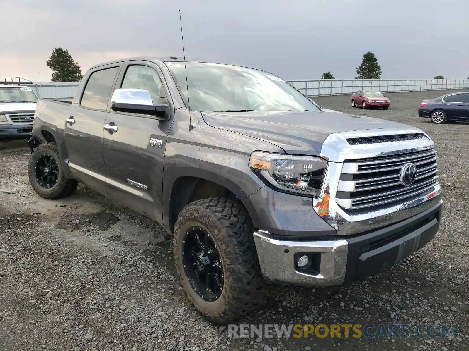 1 Photograph of a damaged car 5TFHY5F14KX790258 TOYOTA TUNDRA 2019