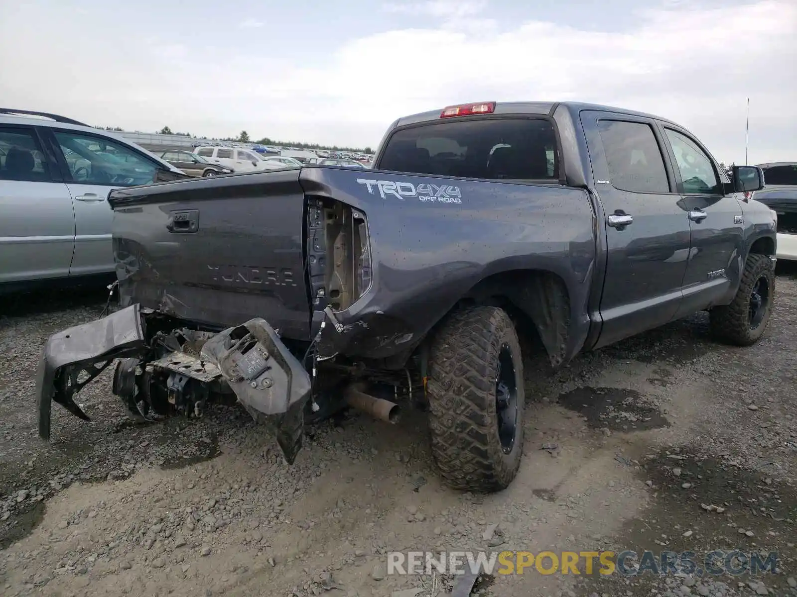 4 Photograph of a damaged car 5TFHY5F14KX790258 TOYOTA TUNDRA 2019