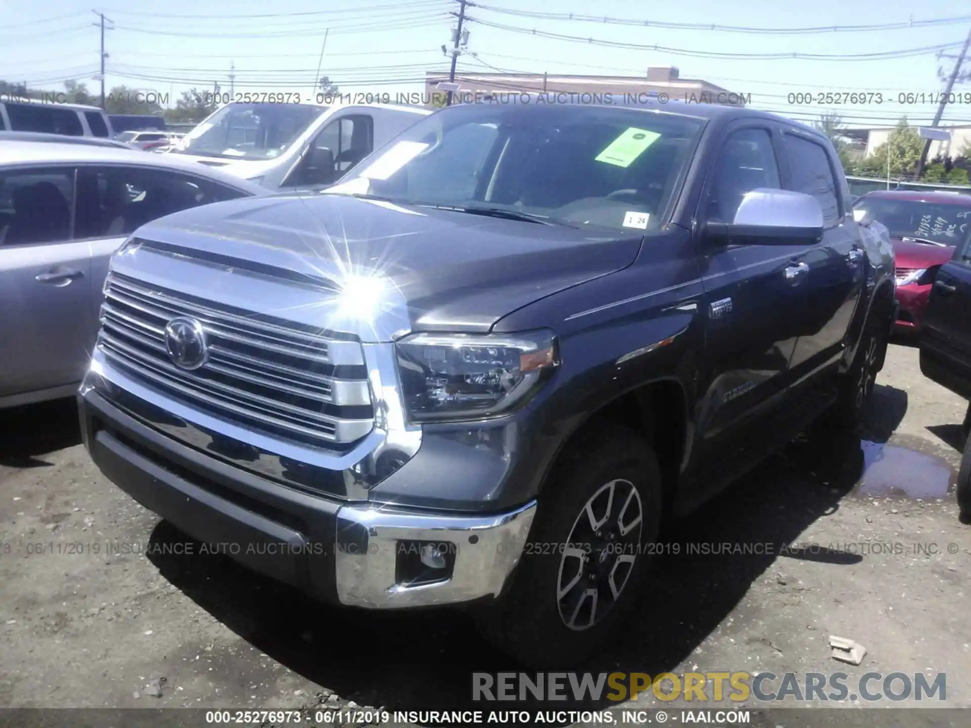 2 Photograph of a damaged car 5TFHY5F14KX813943 TOYOTA TUNDRA 2019