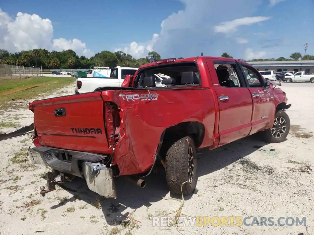 4 Photograph of a damaged car 5TFHY5F14KX815997 TOYOTA TUNDRA 2019