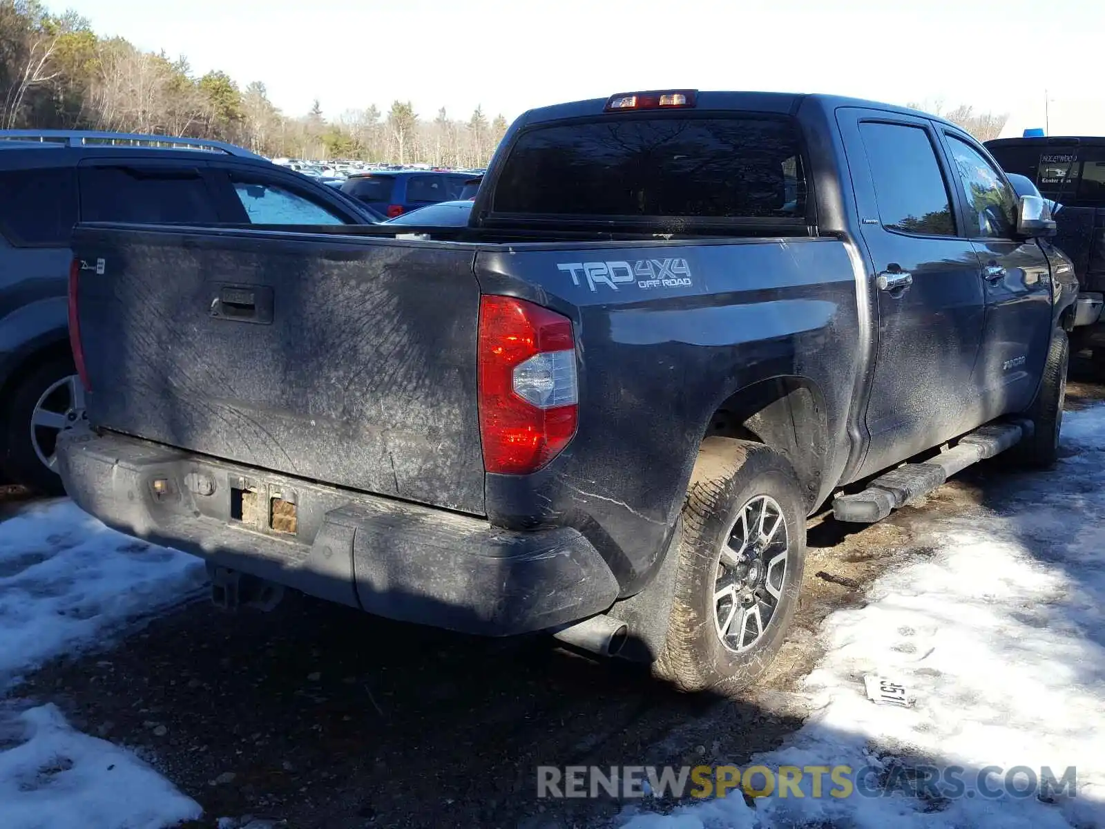 4 Photograph of a damaged car 5TFHY5F14KX829723 TOYOTA TUNDRA 2019