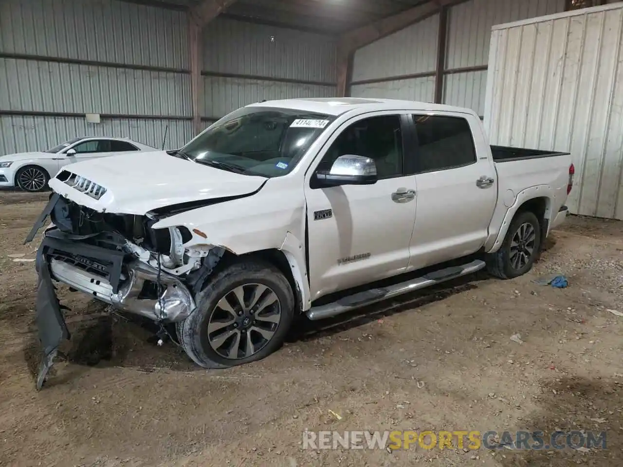 1 Photograph of a damaged car 5TFHY5F15KX791256 TOYOTA TUNDRA 2019