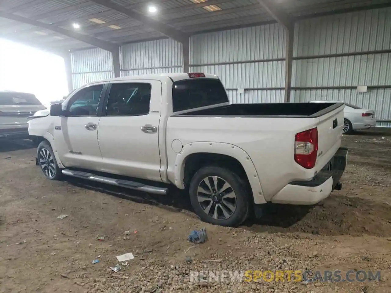 2 Фотография поврежденного автомобиля 5TFHY5F15KX791256 TOYOTA TUNDRA 2019