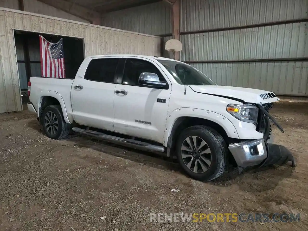 4 Photograph of a damaged car 5TFHY5F15KX791256 TOYOTA TUNDRA 2019