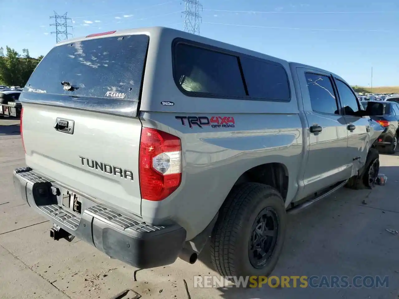 4 Photograph of a damaged car 5TFHY5F15KX792326 TOYOTA TUNDRA 2019