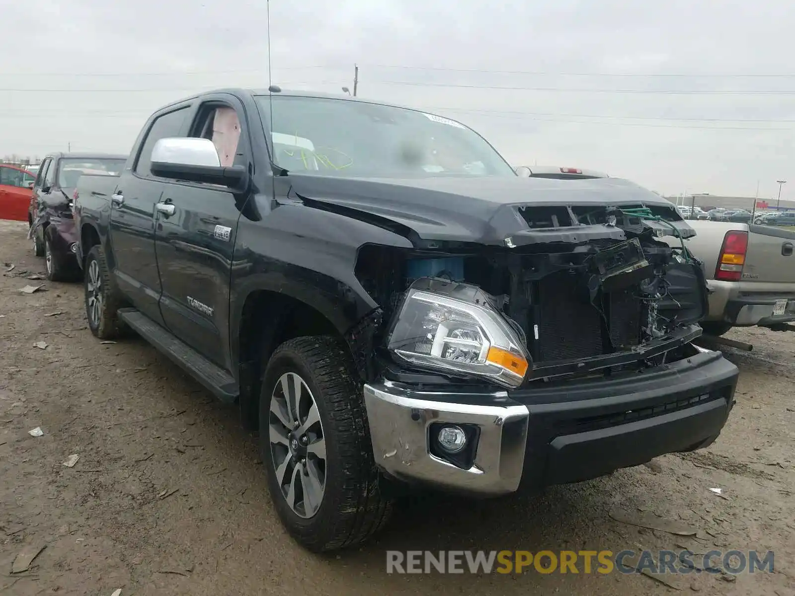 1 Photograph of a damaged car 5TFHY5F15KX794688 TOYOTA TUNDRA 2019