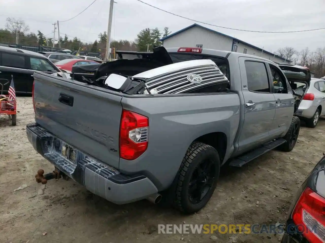 4 Фотография поврежденного автомобиля 5TFHY5F15KX799261 TOYOTA TUNDRA 2019