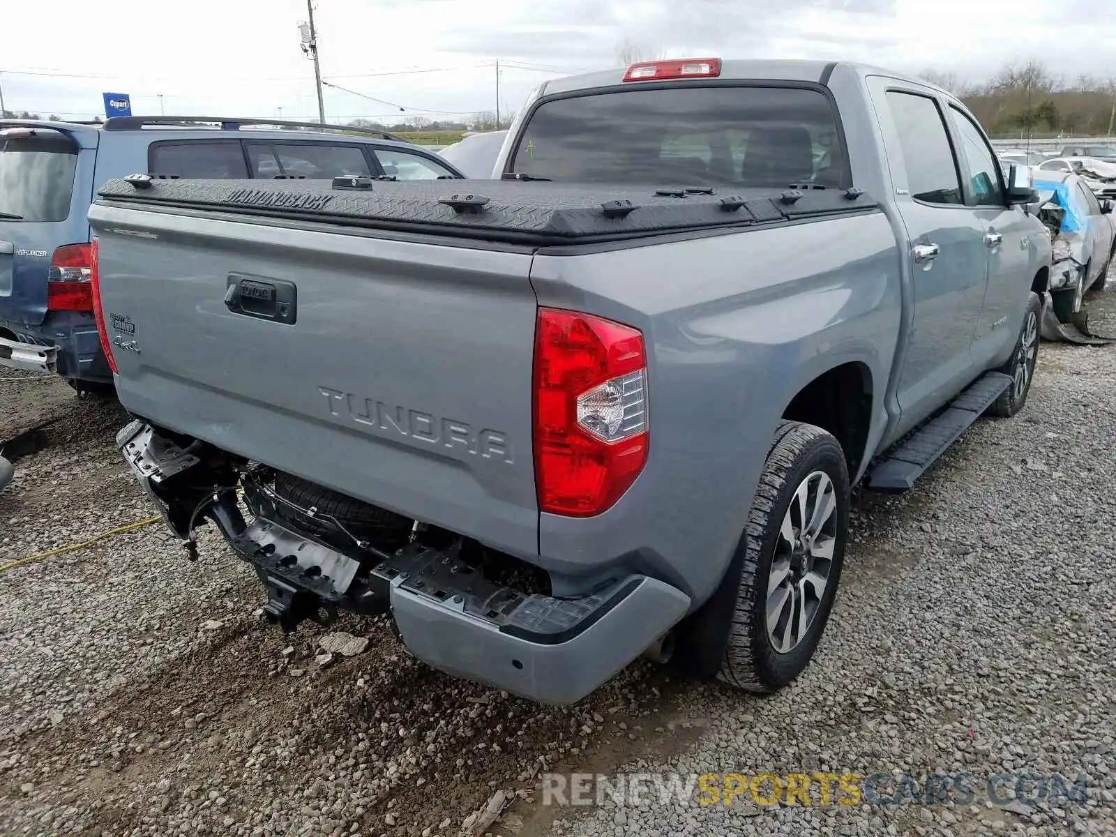 4 Photograph of a damaged car 5TFHY5F15KX810551 TOYOTA TUNDRA 2019