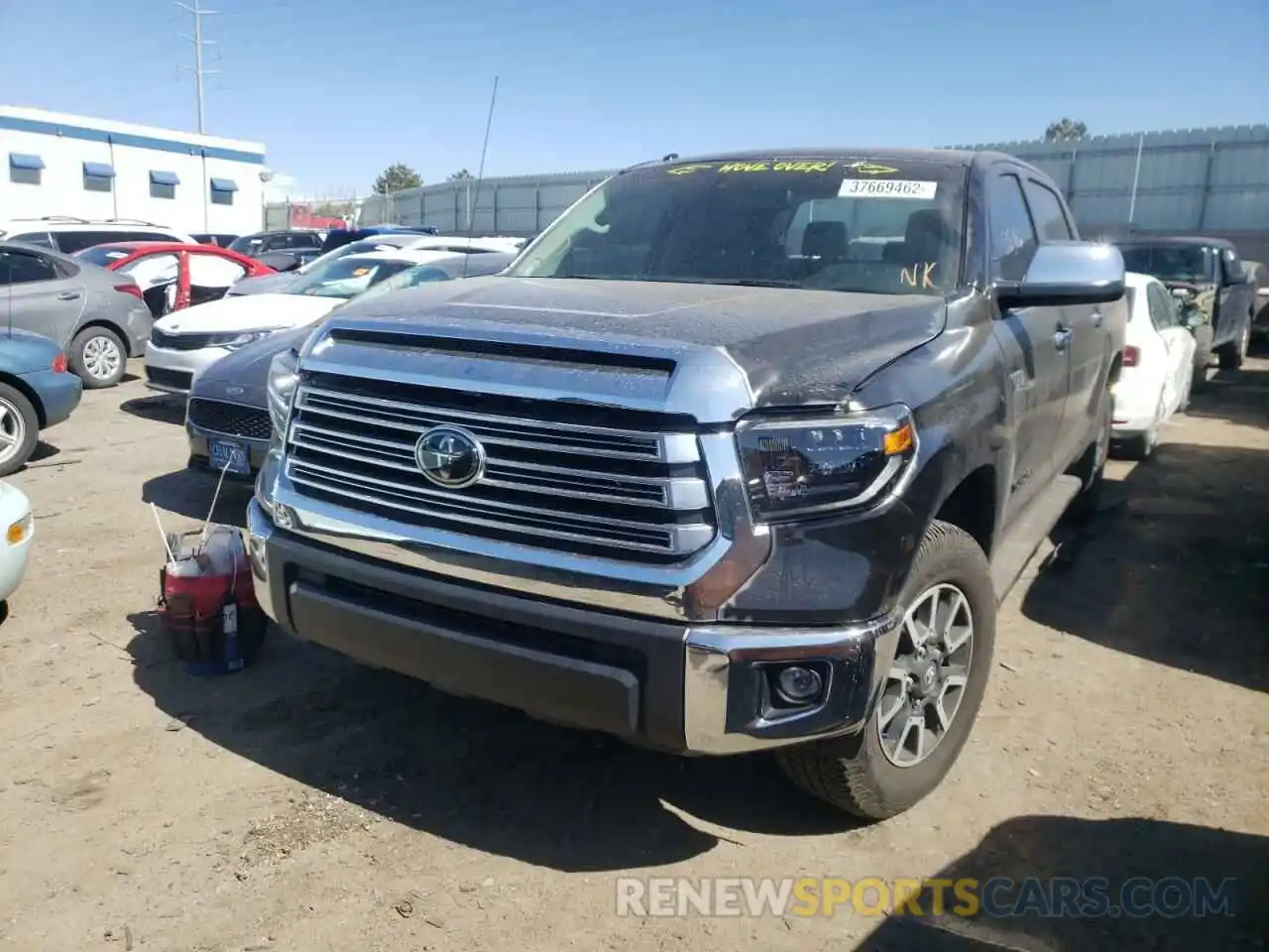 2 Photograph of a damaged car 5TFHY5F15KX841623 TOYOTA TUNDRA 2019