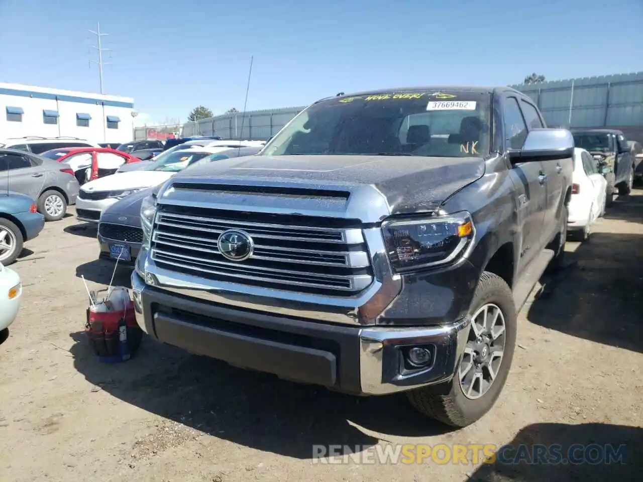 9 Photograph of a damaged car 5TFHY5F15KX841623 TOYOTA TUNDRA 2019