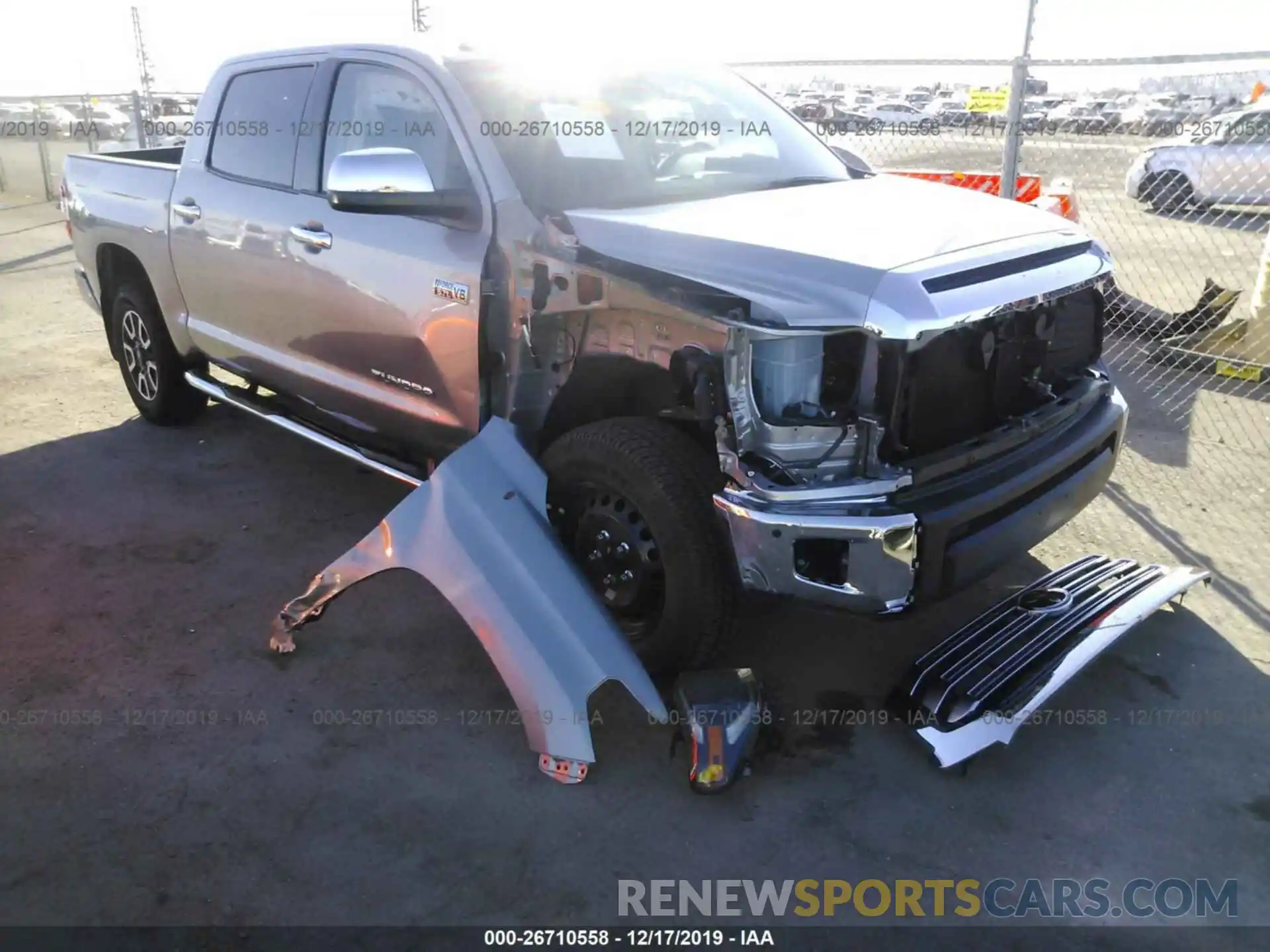 6 Photograph of a damaged car 5TFHY5F15KX847227 TOYOTA TUNDRA 2019