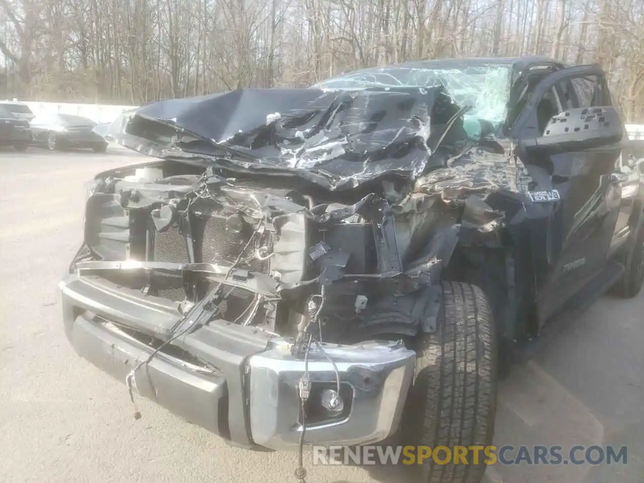 2 Photograph of a damaged car 5TFHY5F15KX858079 TOYOTA TUNDRA 2019