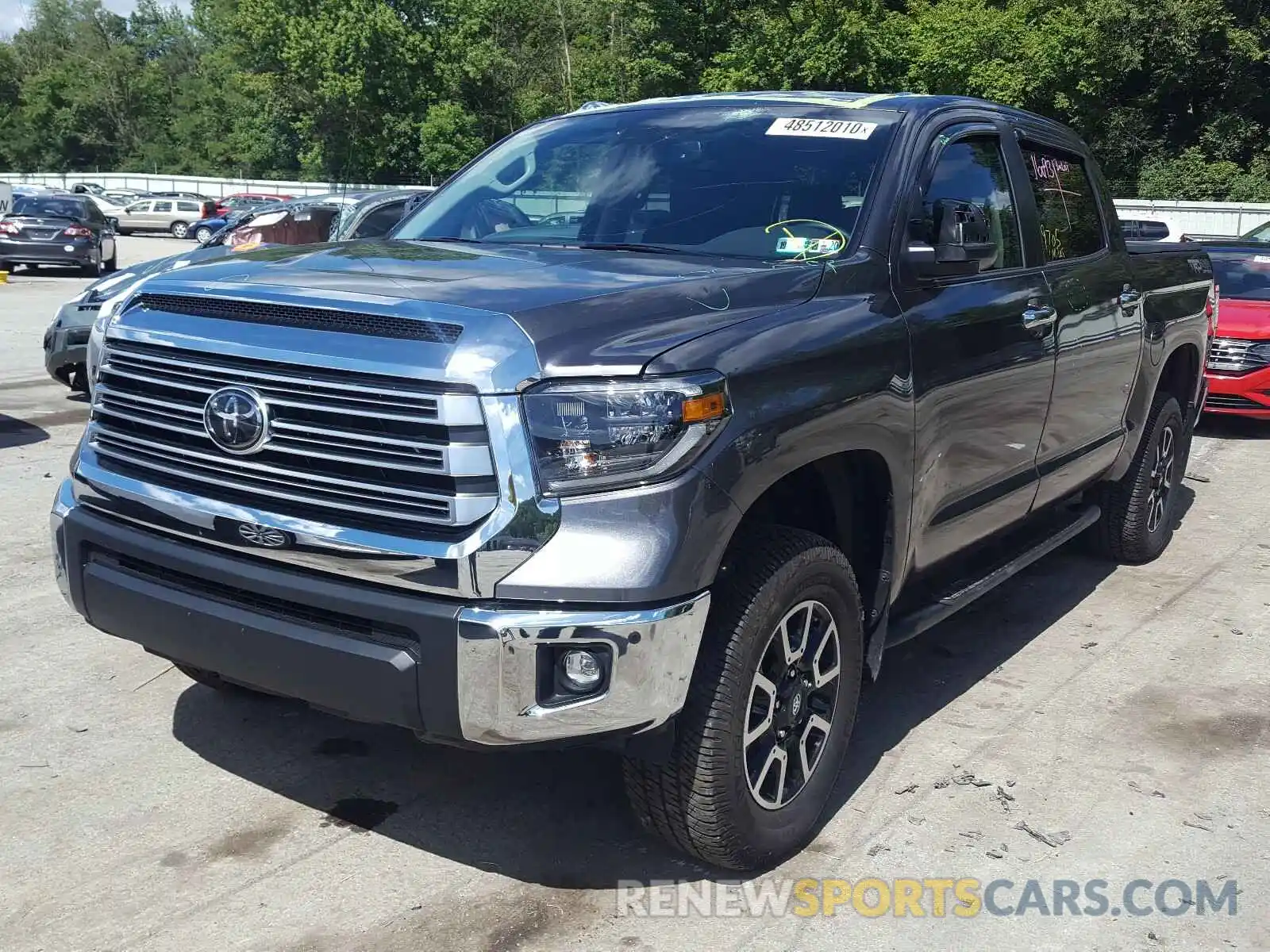 2 Photograph of a damaged car 5TFHY5F15KX860981 TOYOTA TUNDRA 2019