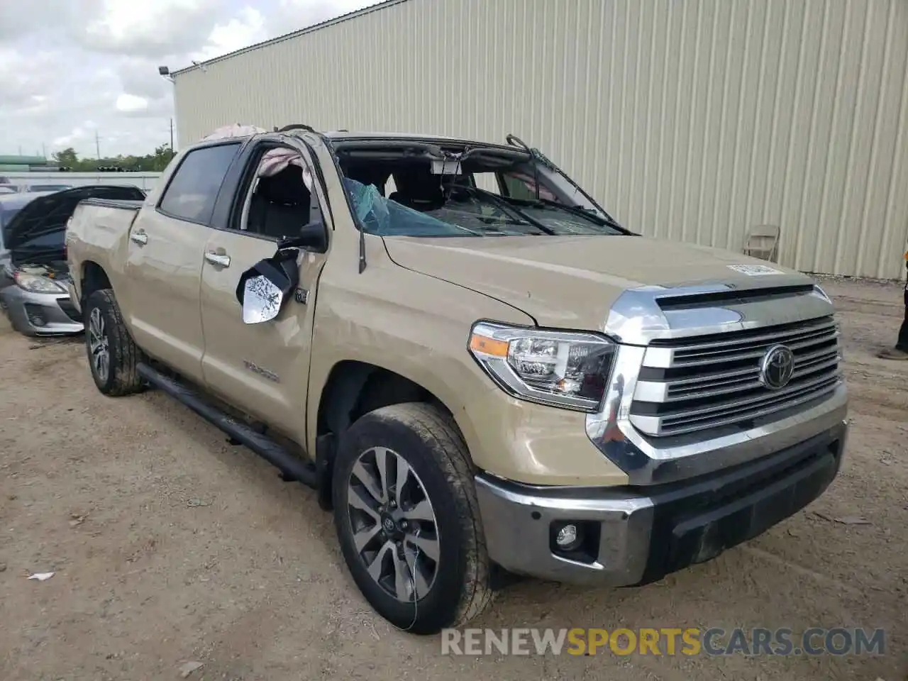 1 Photograph of a damaged car 5TFHY5F15KX864738 TOYOTA TUNDRA 2019