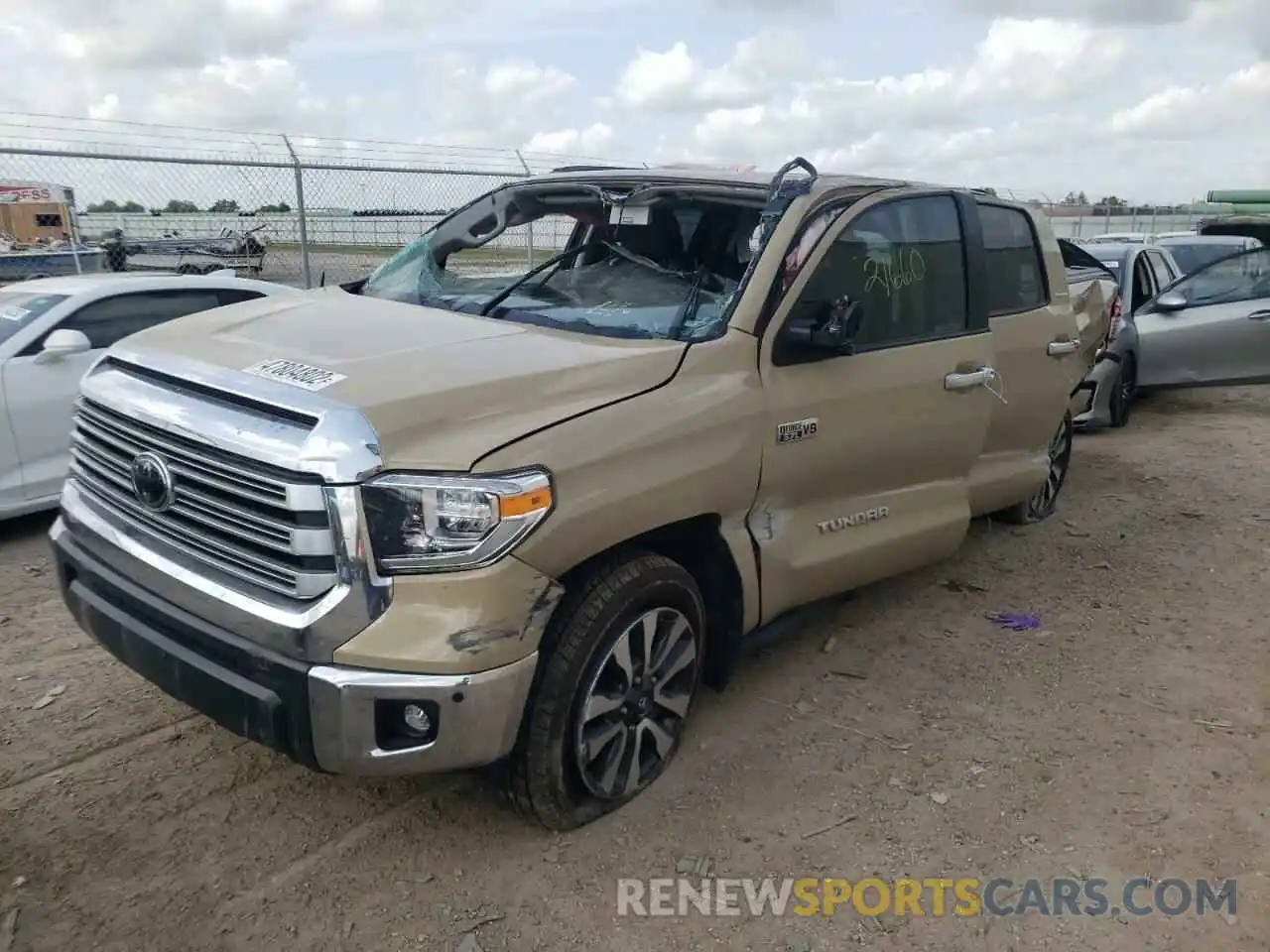 2 Photograph of a damaged car 5TFHY5F15KX864738 TOYOTA TUNDRA 2019