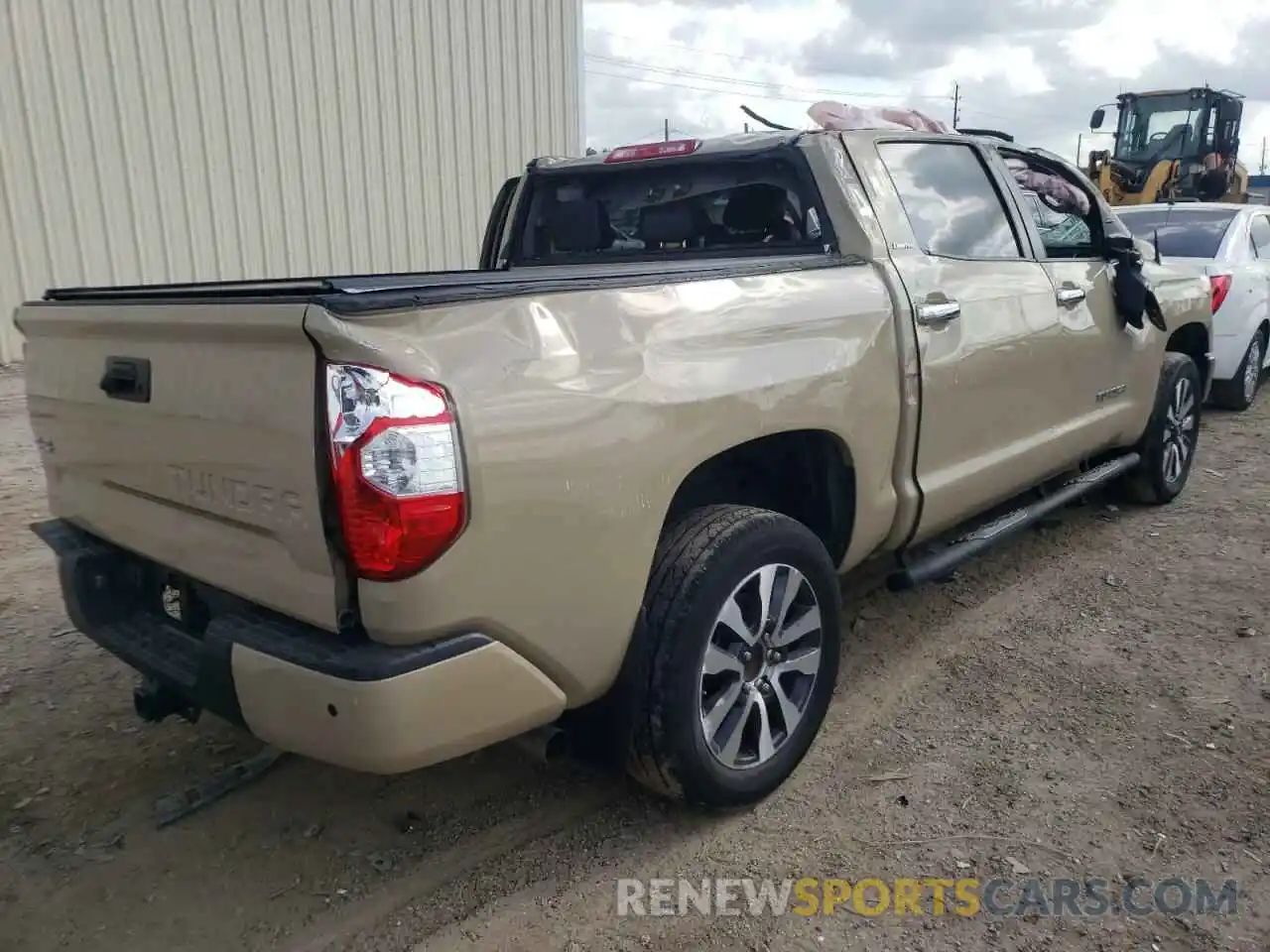 4 Photograph of a damaged car 5TFHY5F15KX864738 TOYOTA TUNDRA 2019