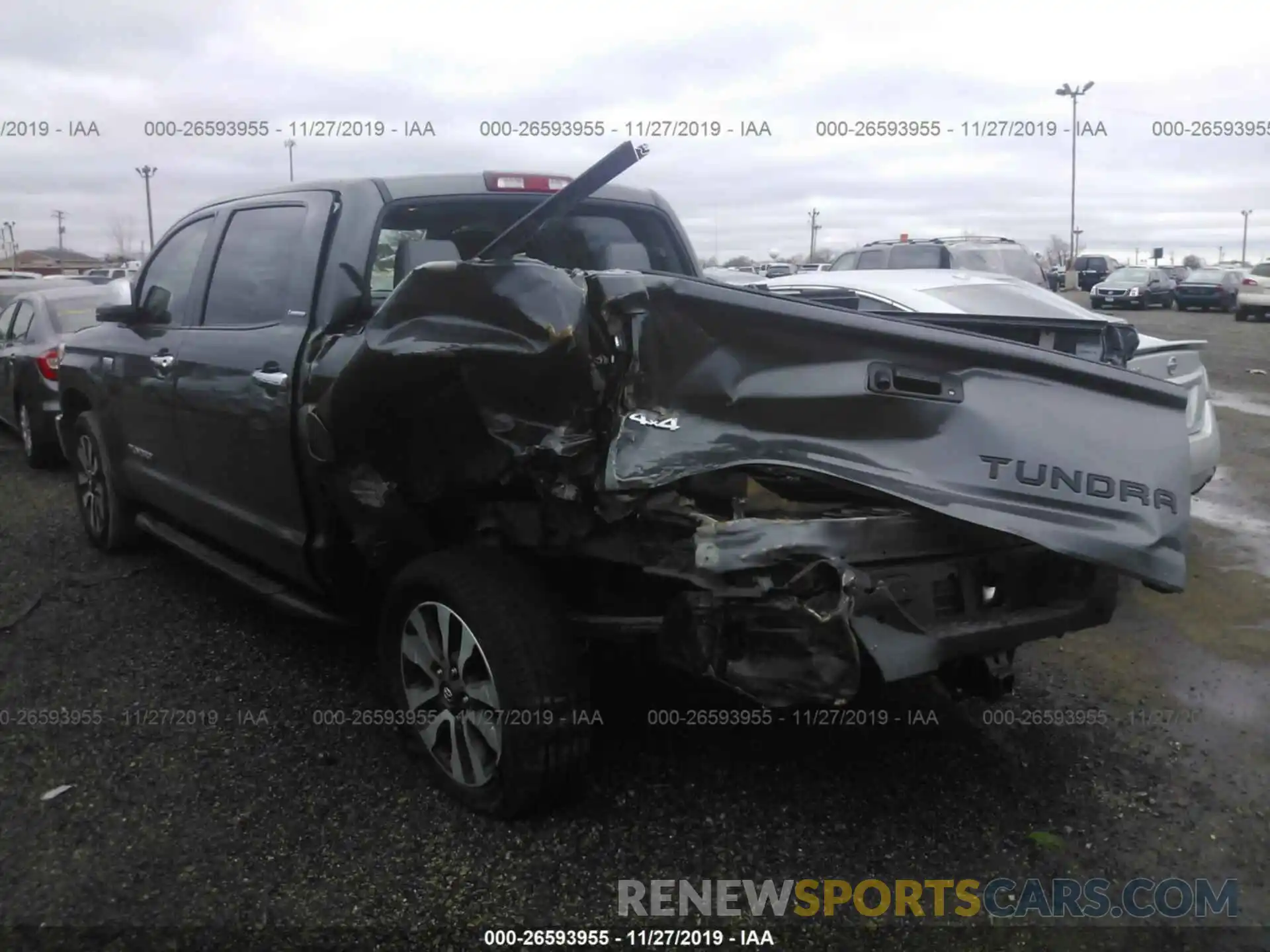 3 Photograph of a damaged car 5TFHY5F16KX780265 TOYOTA TUNDRA 2019