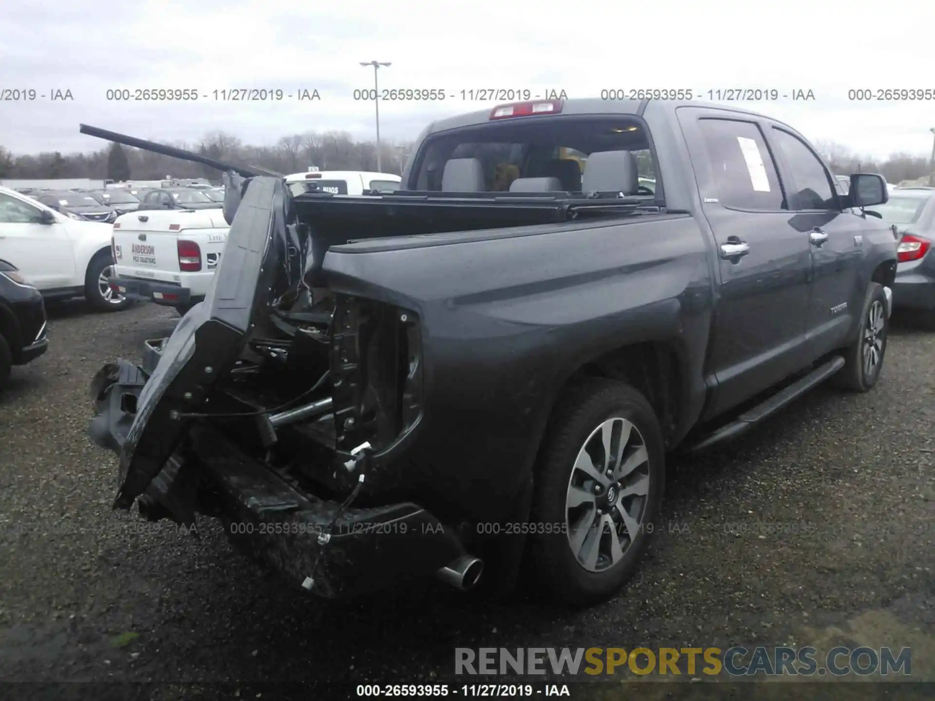 4 Photograph of a damaged car 5TFHY5F16KX780265 TOYOTA TUNDRA 2019