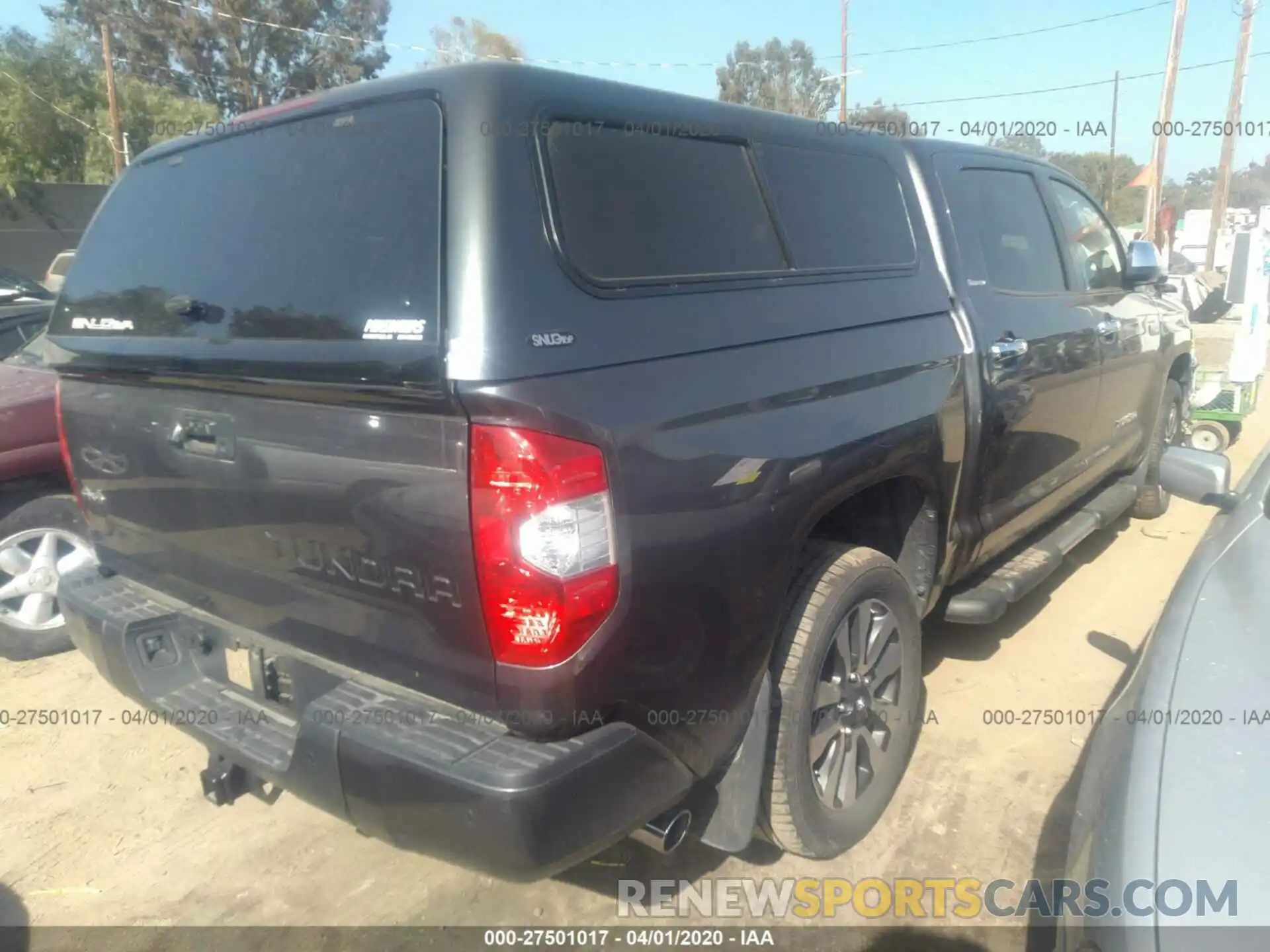 4 Photograph of a damaged car 5TFHY5F16KX802328 TOYOTA TUNDRA 2019