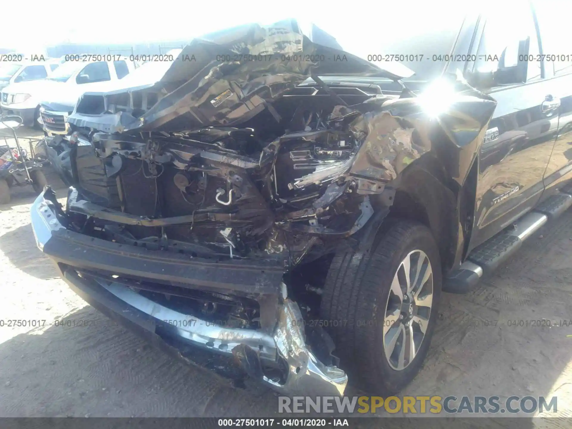 6 Photograph of a damaged car 5TFHY5F16KX802328 TOYOTA TUNDRA 2019