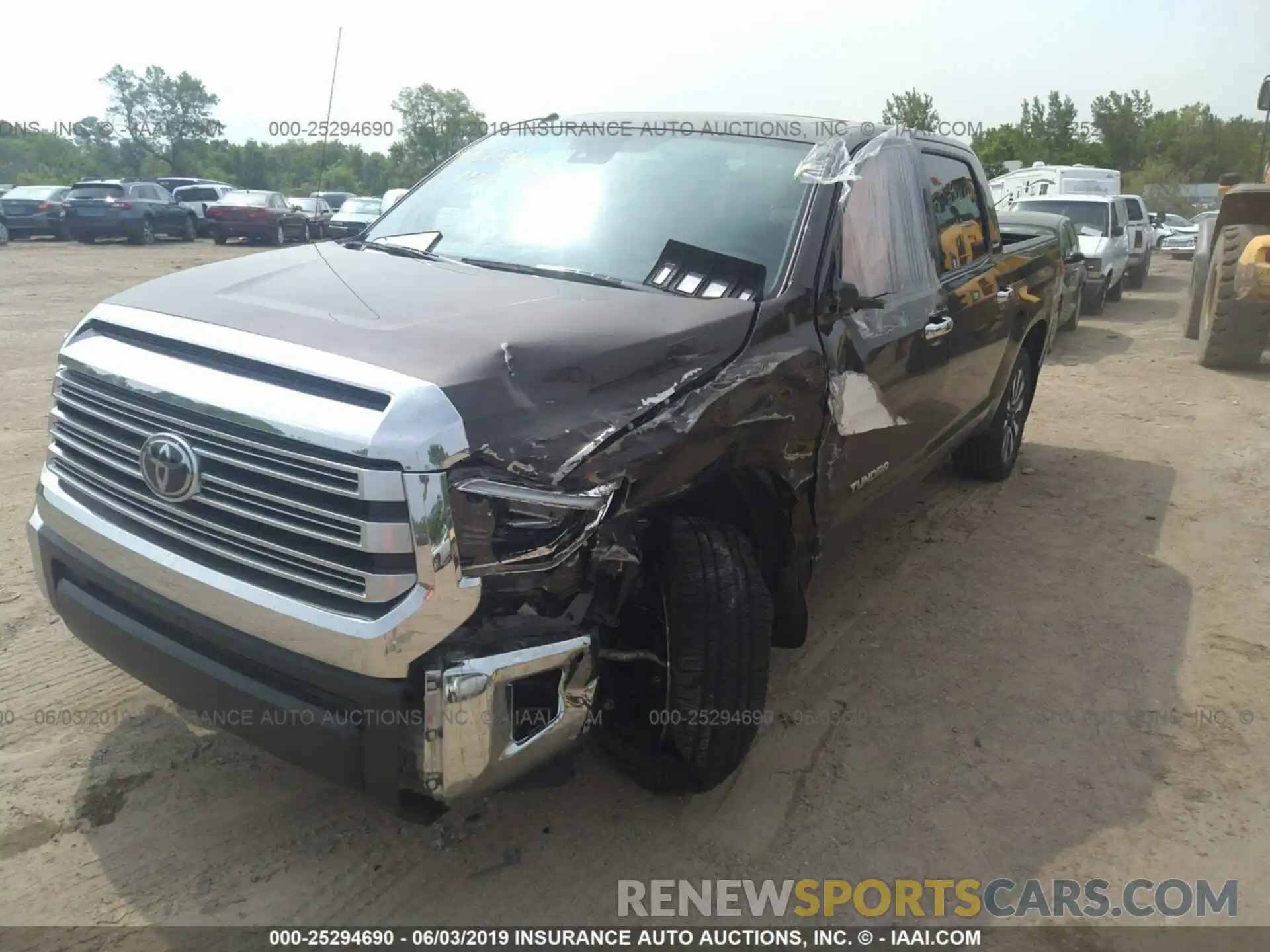 2 Photograph of a damaged car 5TFHY5F16KX808386 TOYOTA TUNDRA 2019