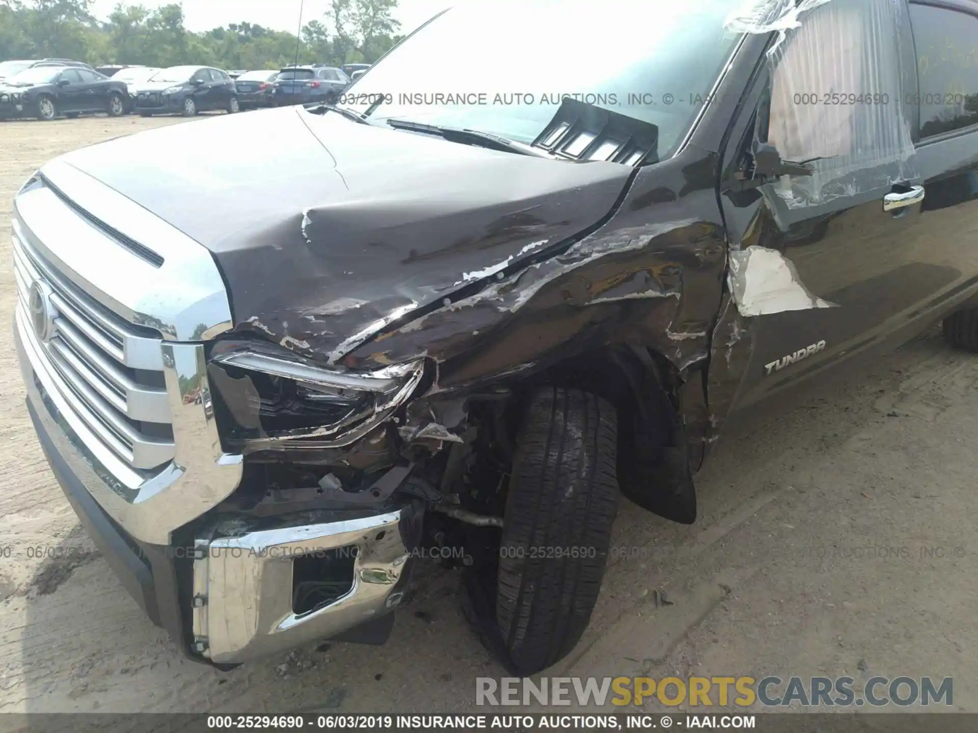 6 Photograph of a damaged car 5TFHY5F16KX808386 TOYOTA TUNDRA 2019