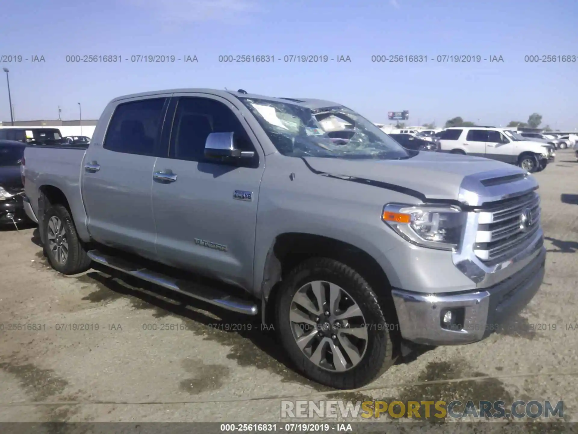 1 Photograph of a damaged car 5TFHY5F16KX820179 TOYOTA TUNDRA 2019