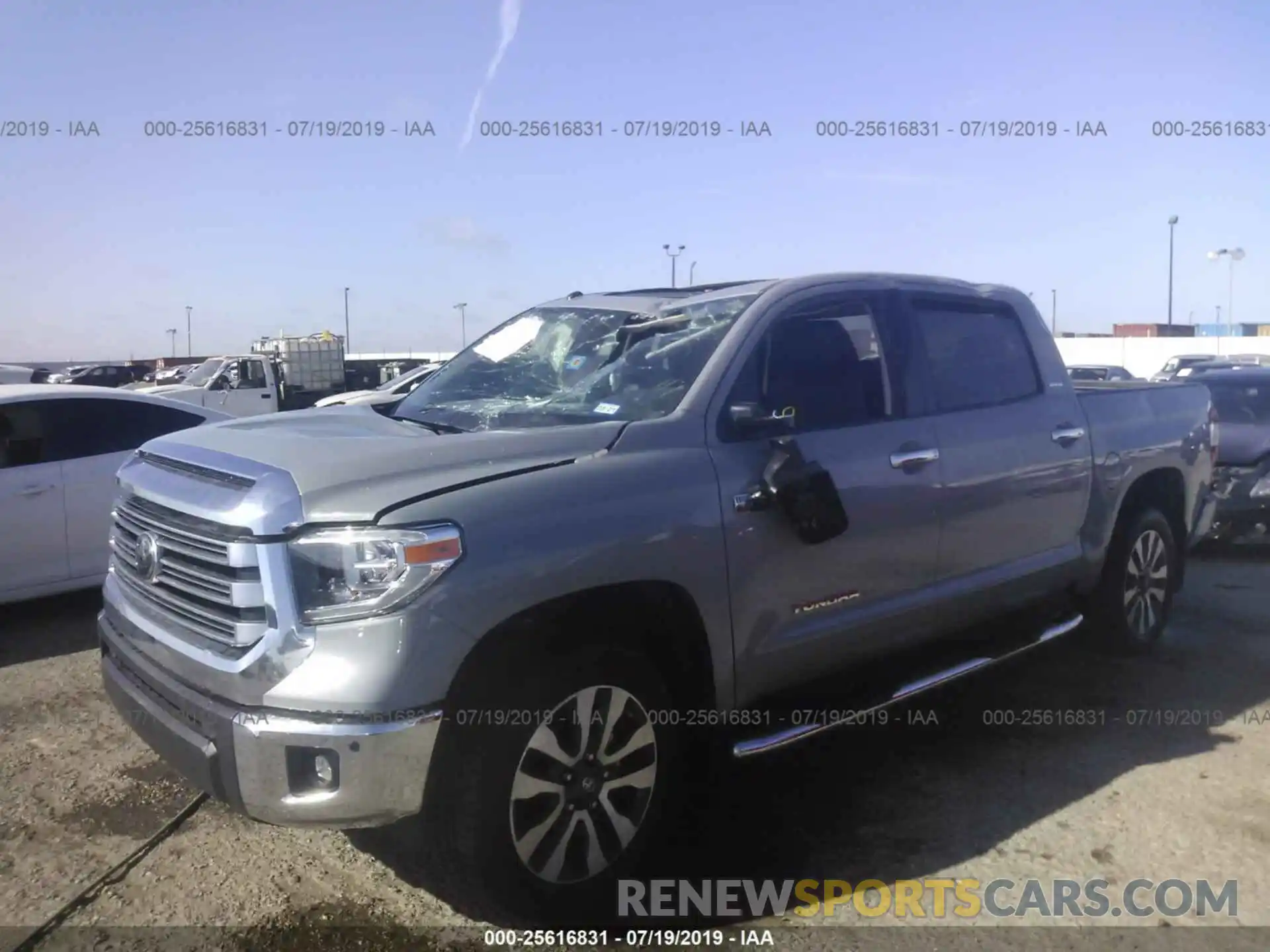 2 Photograph of a damaged car 5TFHY5F16KX820179 TOYOTA TUNDRA 2019