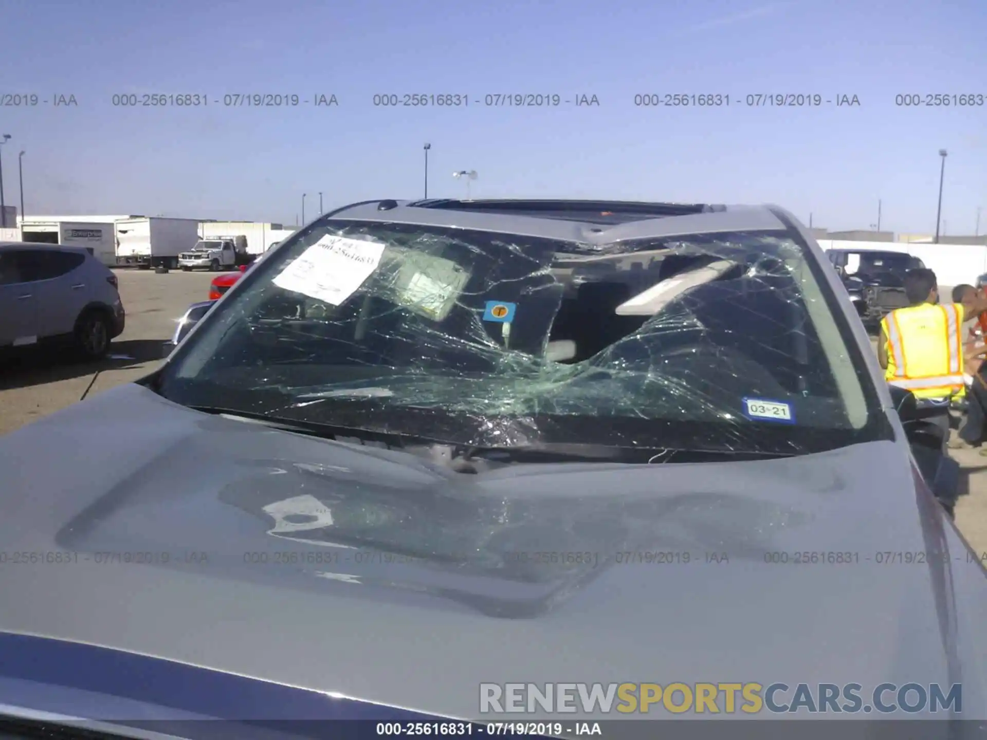 6 Photograph of a damaged car 5TFHY5F16KX820179 TOYOTA TUNDRA 2019