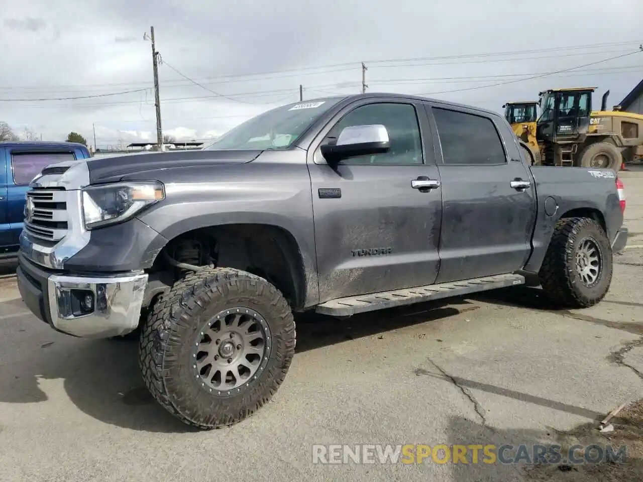 1 Photograph of a damaged car 5TFHY5F16KX830470 TOYOTA TUNDRA 2019