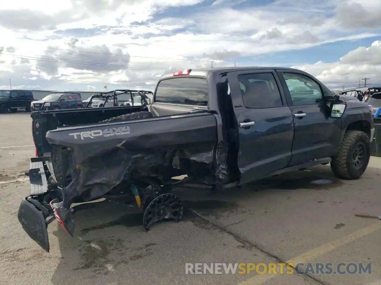 3 Photograph of a damaged car 5TFHY5F16KX830470 TOYOTA TUNDRA 2019